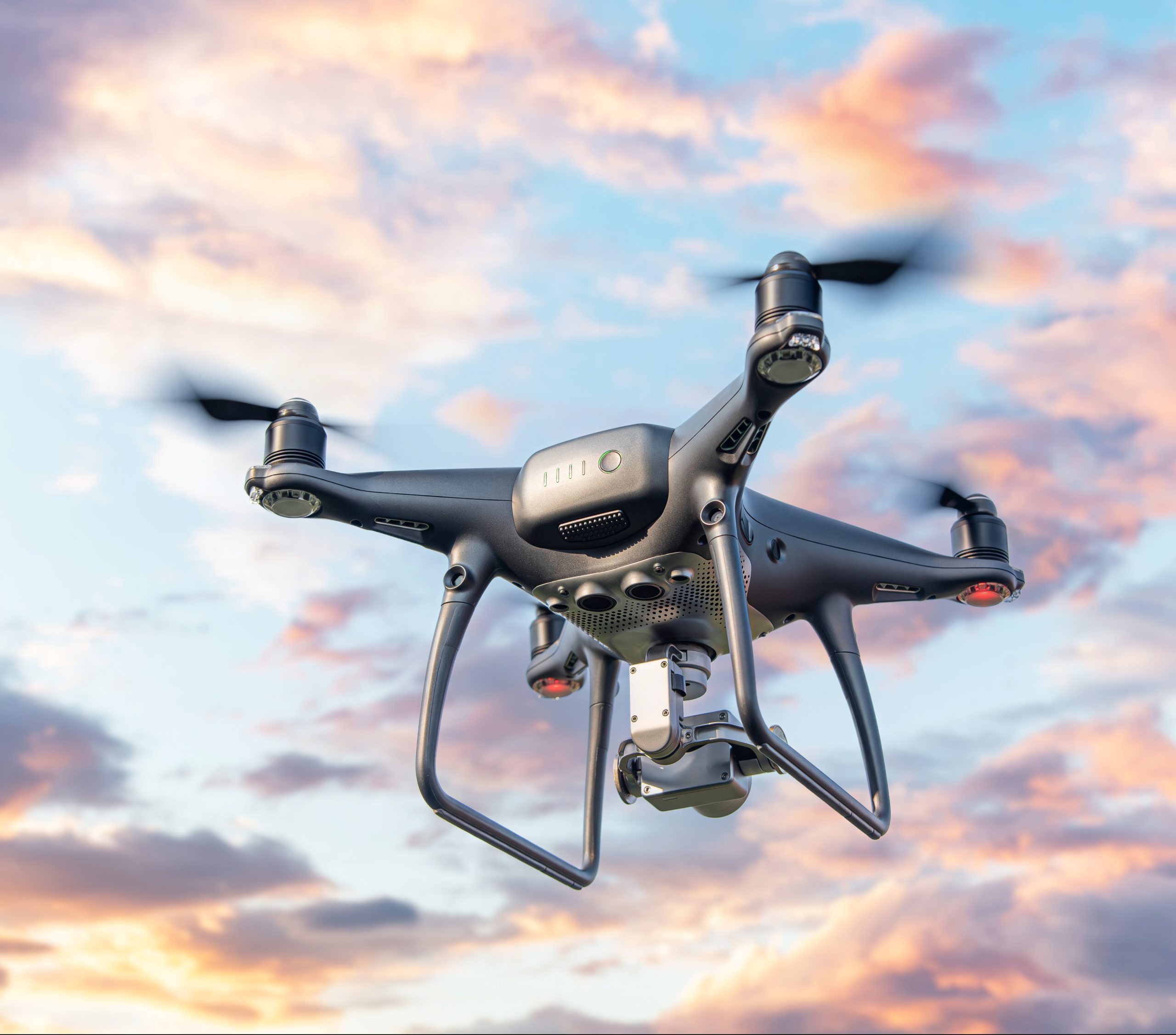 UAV drone in the sky